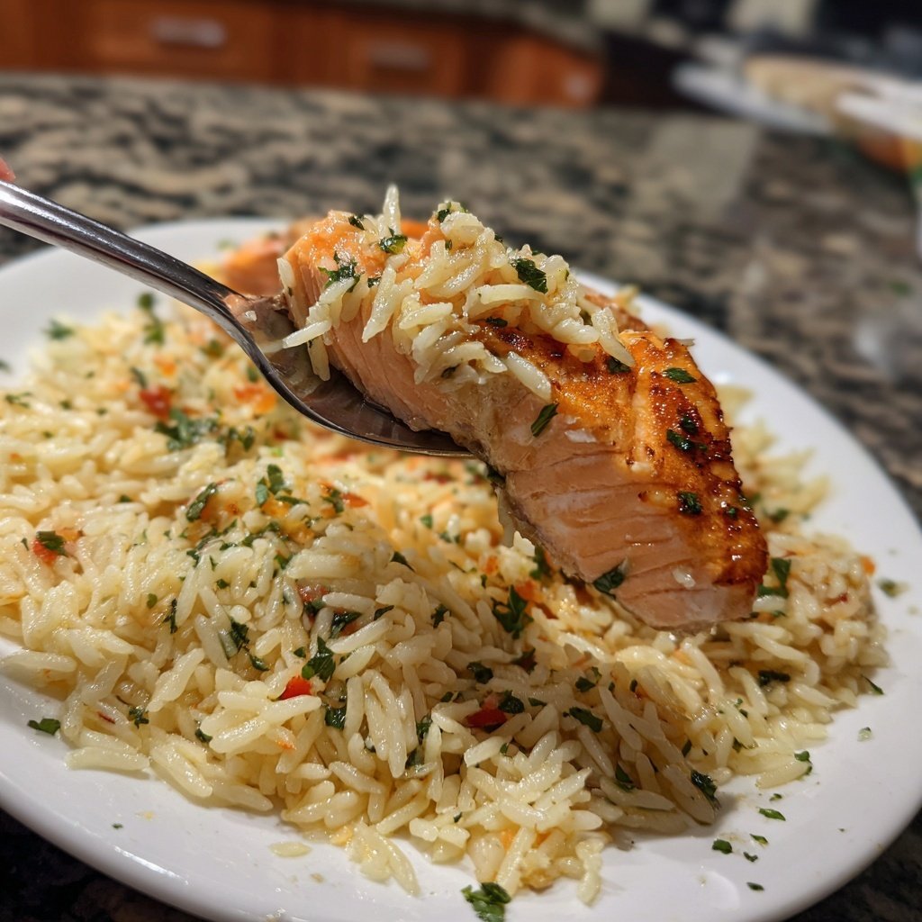 Lachs mit Butterreis