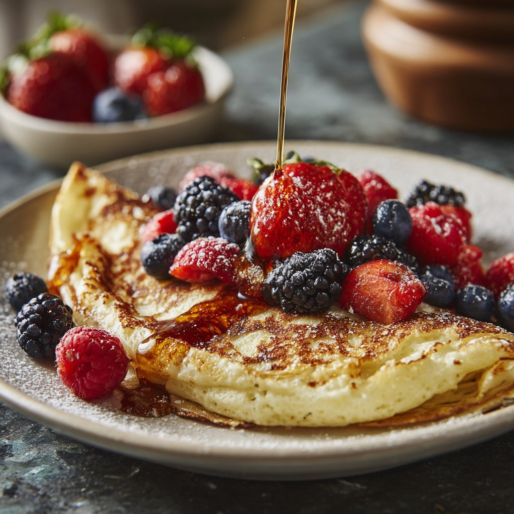 Pfannkuchen mit Hafermehl