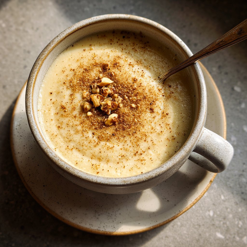 Blumenkohlsuppe mit Muskatnuss