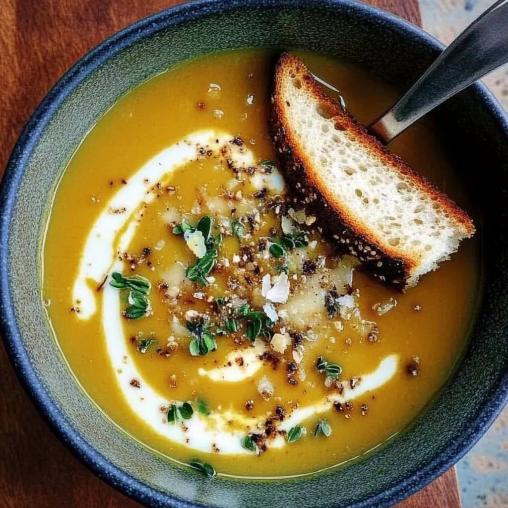 Kürbissuppe mit Kokosmilch