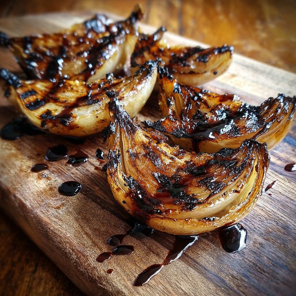 Gegrillte Zwiebeln Süß