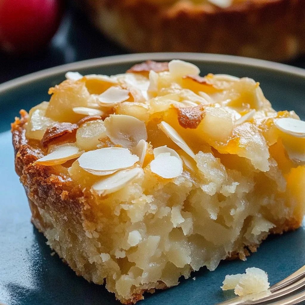 Bratapfelkuchen mit Marzipan