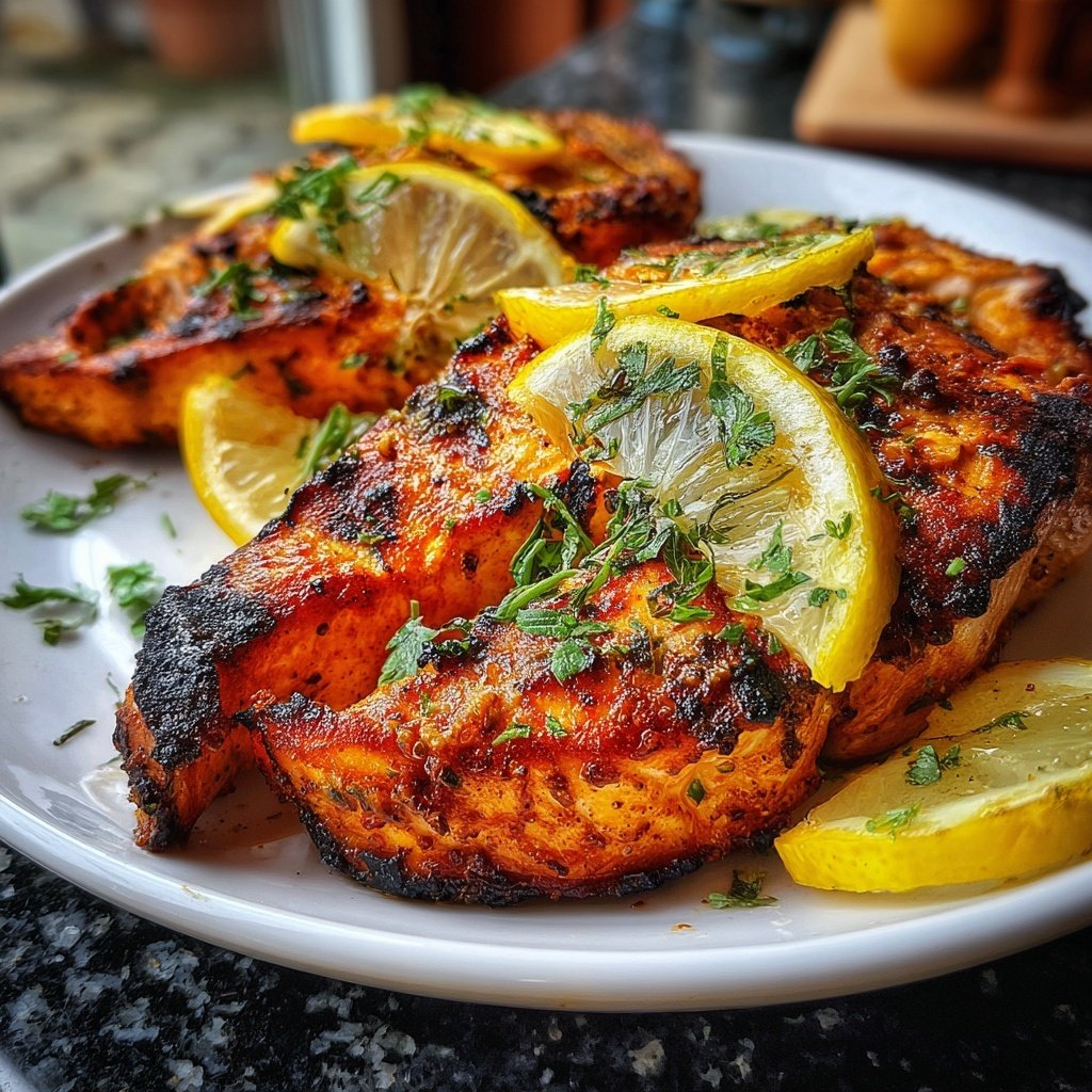 Gesund & Leicht Zitronen-Gegrillter Fisch