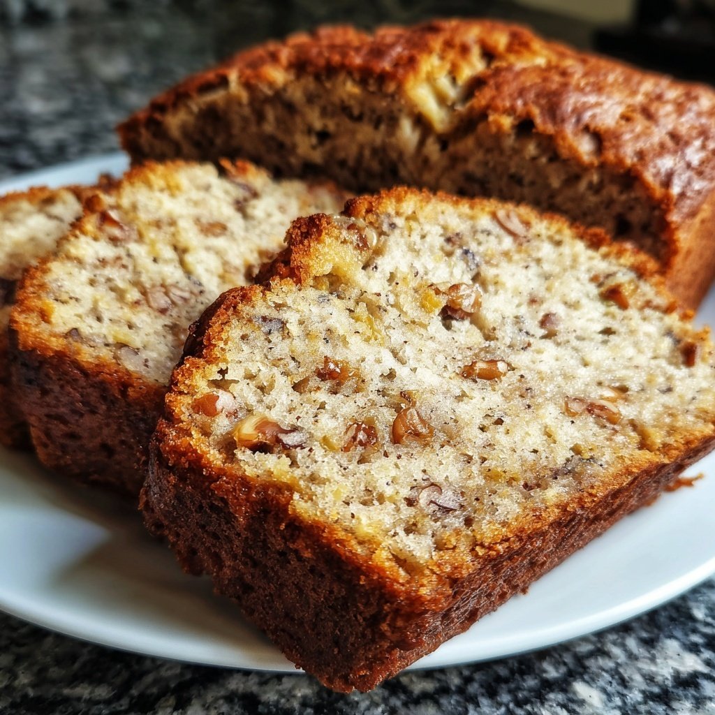 Bananenbrot ohne Zucker