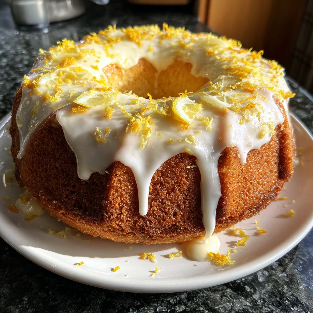 Zitronenkuchen mit Frischkäse