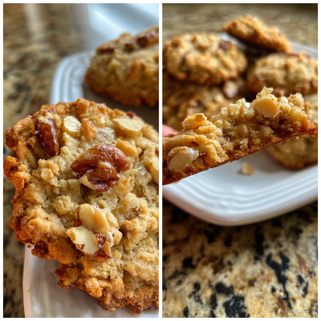 Cookies mit Nüssen und Honig