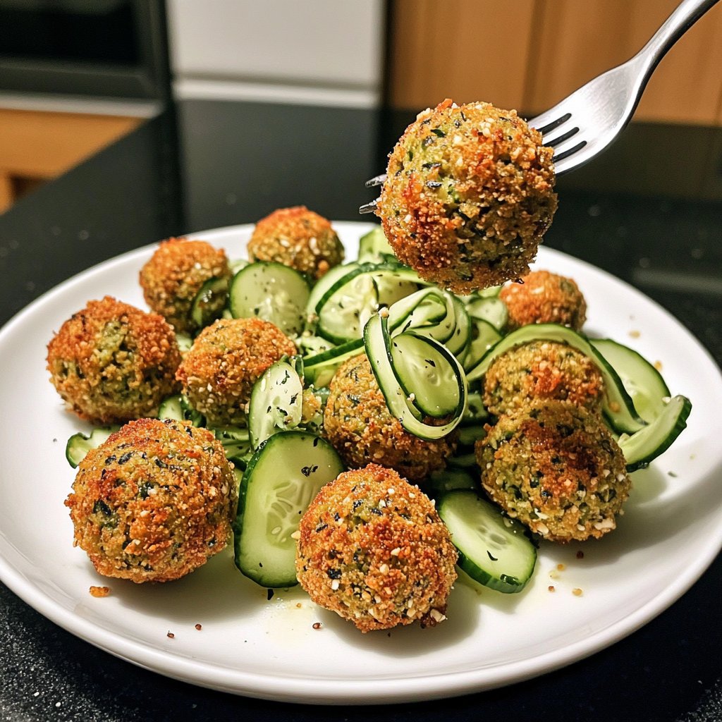 Falafel mit Gurkensalat