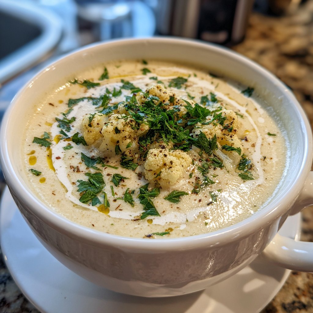 Blumenkohlsuppe cremig