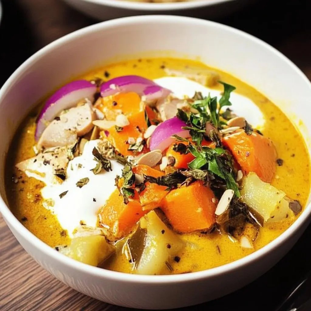 Kürbis Süßkartoffel Curry