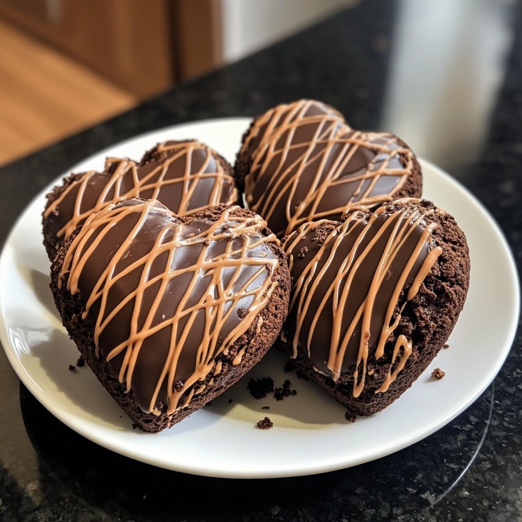 Valentinstag Desserts mit Schokolade