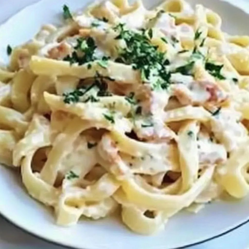 Nudeln mit Frischkäse