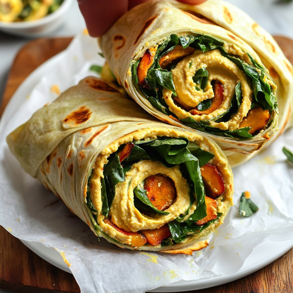 Wraps mit Hummus
