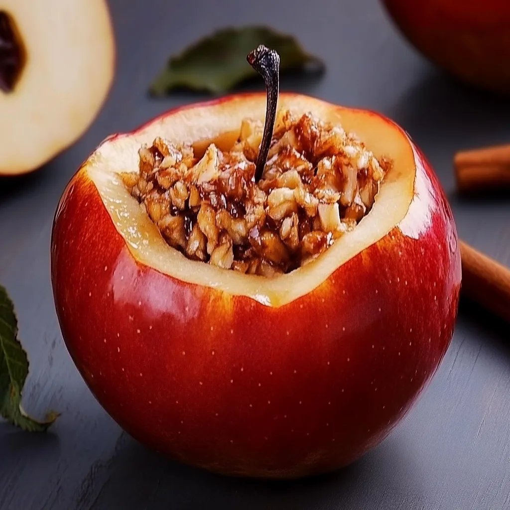 Gebackener gefüllter Apfel