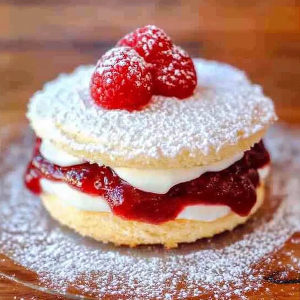 Himbeer Küsschen mit Buttercreme