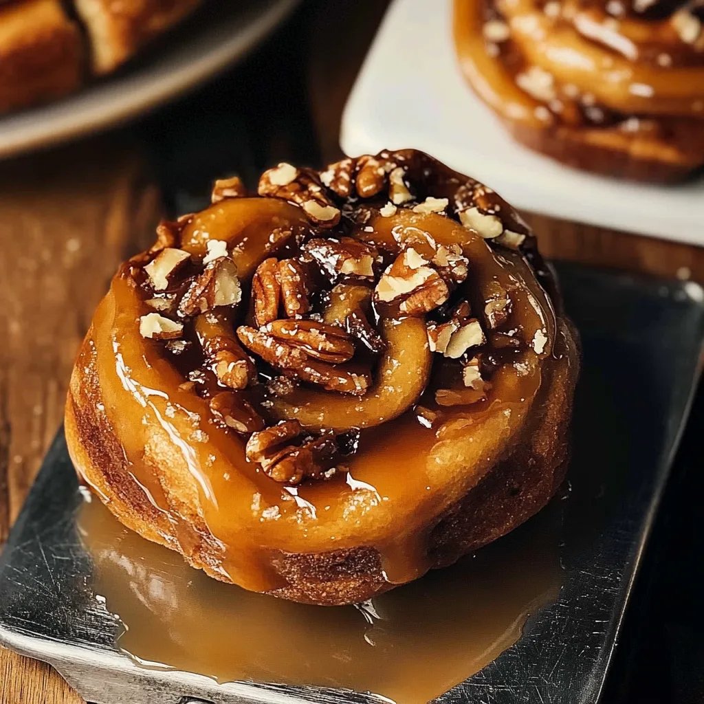 Karamell-Pekannuss-Rolle