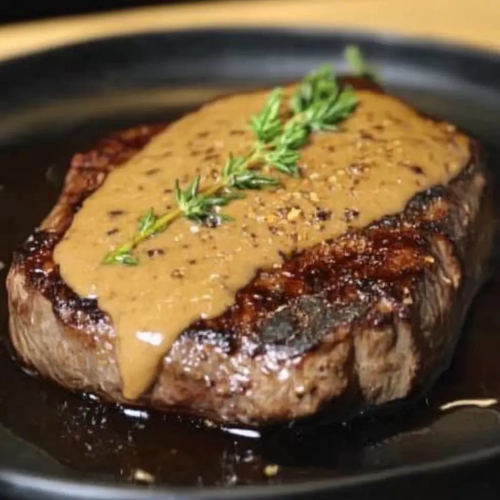 Steak mit Bourbon Sauce