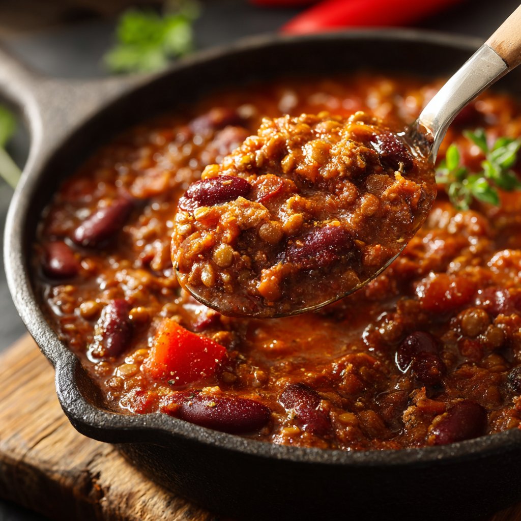 Chili sin Carne mit Linsen