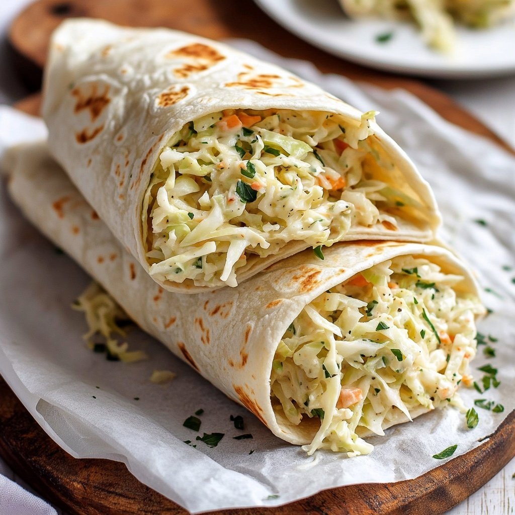 Wraps mit Krautsalat