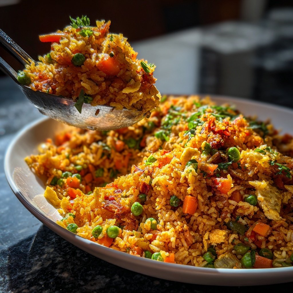 Gebratener Reis mit Gemüse