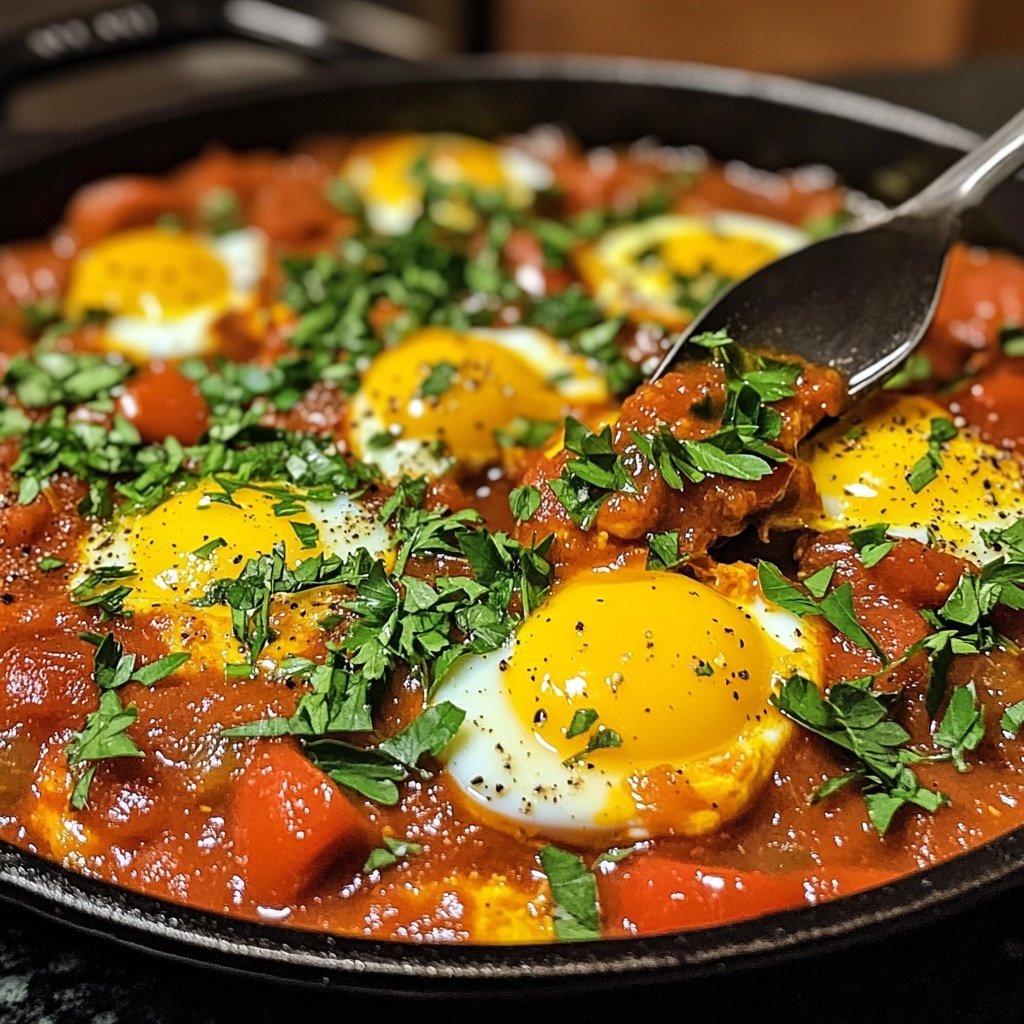 Shakshuka mit Kräutern